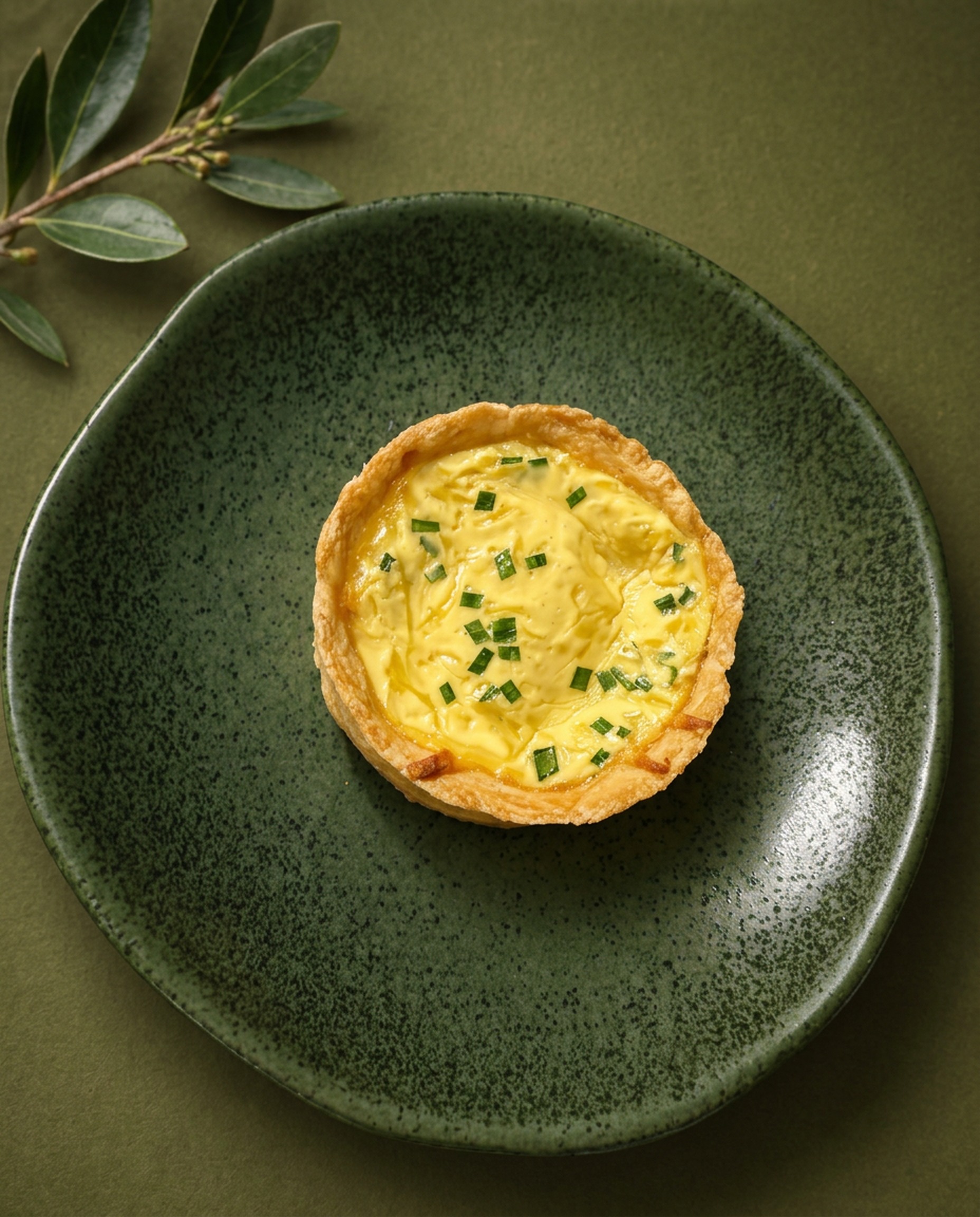 Quiche de alho poró